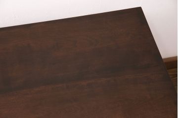 中古美品　松本民芸家具　シックなダイニング作りにおすすめのB型食卓(ダイニングテーブル、4人掛け)(定価約27万円)(R-049396)