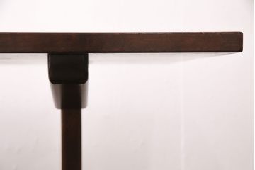 中古美品　松本民芸家具　シックなダイニング作りにおすすめのB型食卓(ダイニングテーブル、4人掛け)(定価約27万円)(R-049397)