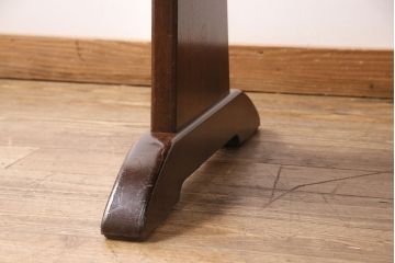 中古美品　松本民芸家具　シックなダイニング作りにおすすめのB型食卓(ダイニングテーブル、4人掛け)(定価約27万円)(R-049397)