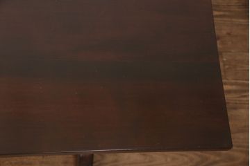 中古美品　松本民芸家具　シックなダイニング作りにおすすめのB型食卓(ダイニングテーブル、4人掛け)(定価約27万円)(R-049398)
