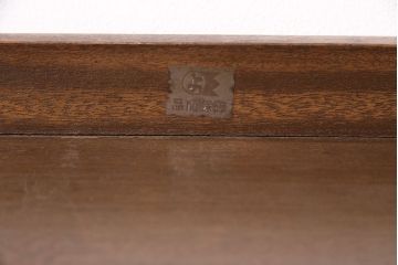 和製アンティーク　シンプルなデザインがお部屋に取り入れやすい本棚(オープンラック、シェルフ、飾り棚)(R-049400)