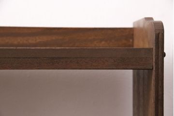 和製アンティーク　シンプルなデザインがお部屋に取り入れやすい本棚(オープンラック、シェルフ、飾り棚)(R-049400)