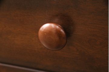 中古　美品　松本民芸家具　シックな大人の空間を演出する羽根付ベンチ(長椅子、二人掛けベンチ、板座)(R-049402)