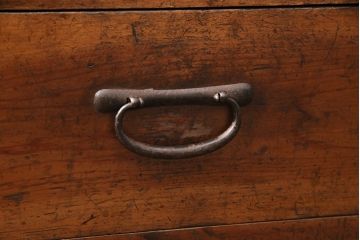 和製アンティーク　ヒノキ材製　レトロな雰囲気づくりにおすすめな戸棚(収納棚、キャビネット、飾り棚)(R-049403)