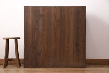 和製アンティーク　ヒノキ材製　レトロな雰囲気づくりにおすすめな戸棚(収納棚、キャビネット、飾り棚)(R-049403)