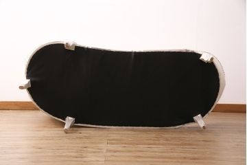ヴィンテージ家具　海外輸入家具　西洋アンティークスタイルやガーリーな空間づくりにおすすめのシェーズロング(カウチソファ、長椅子、ビンテージ)(R-049409)