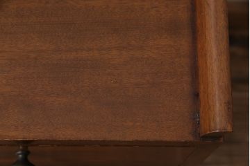 和製アンティーク　楠木　レトロで可愛らしい!小振りなサイズのサイドキャビネット(電話台、収納棚)(R-049414)