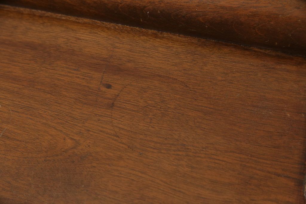 和製アンティーク　楠木　レトロで可愛らしい!小振りなサイズのサイドキャビネット(電話台、収納棚)(R-049414)