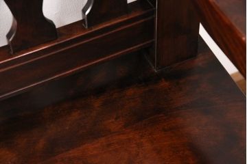 中古　美品　九州民芸家具　激レア!落ち着きのある空間づくりにおすすめの収納付きベンチ(長椅子、板座、ダイニングチェア)(定価約60万円)(R-049420)