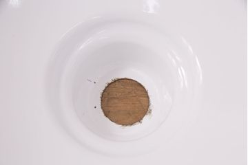 中古　レトロ照明　昭和レトロ　カフェ風インテリアに欠かせないホーロー製天井照明(吊り下げ照明、ペンダントライト、琺瑯)(R-049424)