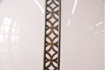 アンティーク照明　七宝文様の意匠が上品な天井照明(吊り下げ照明、ペンダントライト)(R-049425)