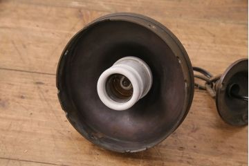 アンティーク照明　七宝文様の意匠が上品な天井照明(吊り下げ照明、ペンダントライト)(R-049425)