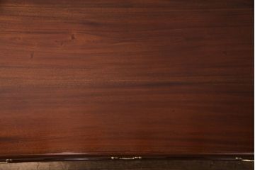 中古　ベルギー輸入家具　マホガニー無垢材　美しい木肌とクラシカルな佇まいが魅力のデスク(机、在宅ワーク、在宅用ワークデスク)(R-049435)