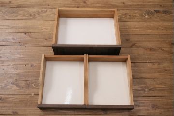 和製ヴィンテージ　神戸洋家具　永田良介商店　素晴らしい彫刻が魅力!オーバル型の大きな鏡が印象的なドレッサー&スツールセット(鏡台、化粧台、ビンテージ)(R-049436)