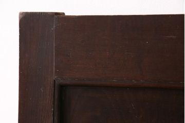 アンティーク建具　総栗一枚板を使用した上質な印象を高める蔵戸(玄関戸、引き戸)(R-049444)