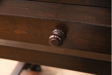 中古美品　松本民芸家具　ワンランク上の贅沢な空間にぴったりな風格漂うナイト卓子(サイドテーブル)(R-049448)