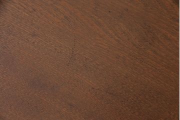 和製アンティーク　栓材　天板一枚板　素朴さと味のある風合いが魅力の角ちゃぶ台(座卓、ローテーブル、折り畳みテーブル)(R-049450)