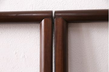 アンティーク雑貨　昭和中期　カツラ材　シンプルなデザインで取り入れやすい衣桁(衣装掛け、着物掛け、ハンガーラック)(R-049455)