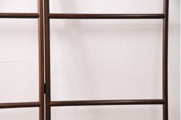 アンティーク雑貨　昭和中期　カツラ材　シンプルなデザインで取り入れやすい衣桁(衣装掛け、着物掛け、ハンガーラック)(R-049455)