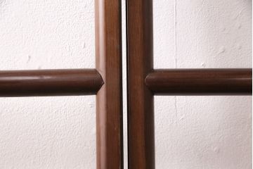 アンティーク雑貨　昭和中期　カツラ材　シンプルなデザインで取り入れやすい衣桁(衣装掛け、着物掛け、ハンガーラック)(R-049455)
