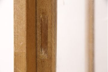 和製アンティーク　タイル付き!　珍しいデザインのレトロなガラスケース(ショーケース、陳列棚)(R-049458)