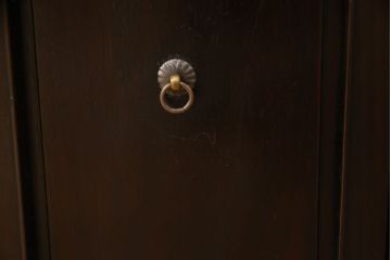 和製アンティーク　時代物　シンプルなつくりが品の良さを高めるカリン材製飾り棚(茶棚、収納棚、花梨材)(R-049459)