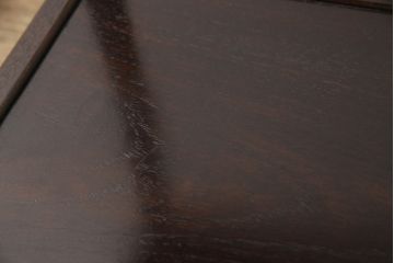 和製アンティーク　時代物　シンプルなつくりが品の良さを高めるカリン材製飾り棚(茶棚、収納棚、花梨材)(R-049459)