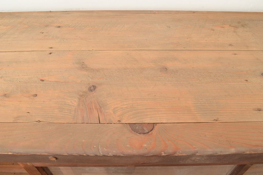 和製アンティーク　シンプルなつくりの収納棚(ガラスケース、キャビネット、サイドボード)(R-049465)