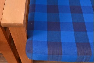 ヴィンテージ家具　デンマーク製　ビーチ材　ソファ2脚セット(1人掛けソファ、1Pソファ、ビンテージ、北欧)、バラ売り可能(R-049468)