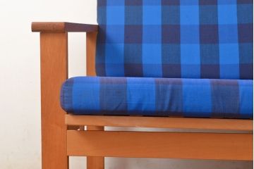 ヴィンテージ家具　デンマーク製　ビーチ材　ソファ2脚セット(1人掛けソファ、1Pソファ、ビンテージ、北欧)、バラ売り可能(R-049468)