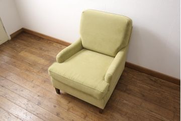 ビンテージ　アメリカ製　1人掛けソファ(1Pソファ、一人掛け、ヴィンテージ)(R-049469)