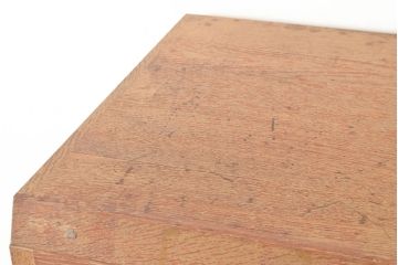 レトロ家具　昭和レトロ　KIHARA　小物収納にうってつけのナラ材製ネームプレート付きカードケース(引き出し、チェスト、図書館、図書室、店舗什器)(R-049472)