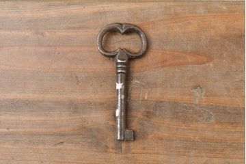 フランスアンティーク　優美なレリーフが上品な印象を高めるオーク材製キャビネット(収納棚、戸棚、飾り棚、本箱、ブックケース)(R-049474)