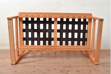 ヴィンテージ家具　デンマーク製　ビーチ材　二人掛けソファ(2Pソファ、ビンテージ)(R-049488)
