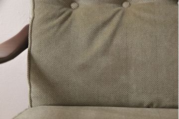 ヴィンテージ家具　北欧家具　デンマーク　ビーチ材　くつろぎの空間を演出するイージーチェア(1Pチェア、一人掛けソファ、ラウンジチェア、アームチェア、ビンテージ)(R-049489)