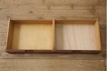 希少!　ビンテージ家具　デンマーク　チーク材　ウォールシェルフ(収納棚、キャビネット、ヴィンテージ)(R-049496)