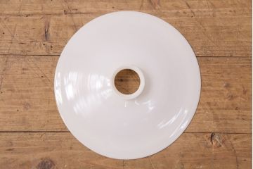 アンティーク照明　レトロな空間を演出するシンプルな吊り下げ照明(ペンダントライト、天井照明、電笠、平笠シェード)(R-049509)