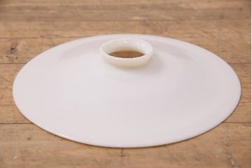 アンティーク照明　レトロな空間を演出するシンプルな吊り下げ照明(ペンダントライト、天井照明、電笠、平笠シェード)(R-049509)