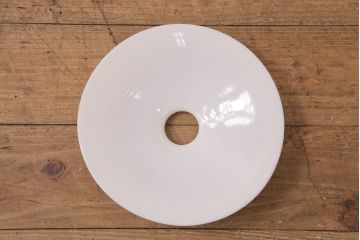 アンティーク照明　レトロな空間を演出するシンプルな吊り下げ照明(ペンダントライト、天井照明、電笠、平笠シェード)(R-049509)