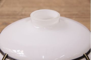 アンティーク照明　セルロイド装飾がアクセントの昭和レトロな雰囲気が漂う天井照明(吊り下げ照明、ペンダントライト、シェード)(R-049511)