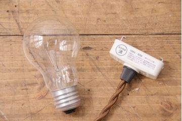 アンティーク照明　和製アンティーク　大正ロマン　ころんとした丸いシェードが可愛らしい吊り下げ照明(天井照明、ペンダントライト、シェード、電笠)(R-049531)