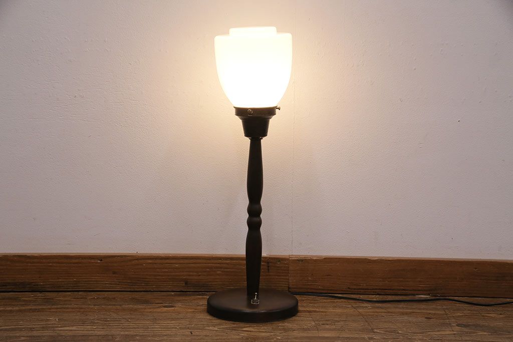 アンティーク照明　和モダンの空間づくりにおすすめなスタンドライト(フロアライト、照明)(R-049533)