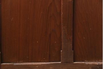 アンティーク建具　昭和初期　凝ったデザインのガラス戸4枚セット(引き戸、建具)(R-049534)