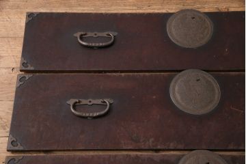 ラフジュ工房オリジナル　古金具・古パーツリメイク　上品な雰囲気漂う金具(和箪笥、衣装箪笥、整理箪笥、引き出し、チェスト)(R-049535)
