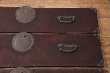 ラフジュ工房オリジナル　古金具・古パーツリメイク　上品な雰囲気漂う金具(和箪笥、衣装箪笥、整理箪笥、引き出し、チェスト)(R-049535)