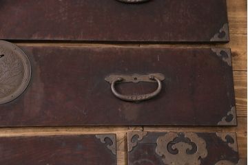 ラフジュ工房オリジナル　古金具・古パーツリメイク　上品な雰囲気漂う金具(和箪笥、衣装箪笥、整理箪笥、引き出し、チェスト)(R-049535)