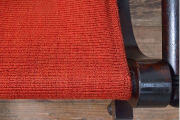 中古　松本民芸家具　D型　ロッキングチェア(アームチェア、揺り椅子)(R-049537)