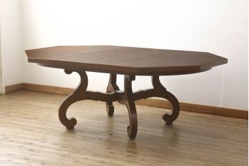 中古　DREXEL HERITAGE(ドレクセルヘリテイジ)　ESPERANTO(エスペラント)　エクステンションテーブル(センターテーブル、ダイニングテーブル、ドローリーフテーブル)(定価約61万円)(R-049538)