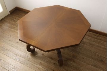 中古　DREXEL HERITAGE(ドレクセルヘリテイジ)　ESPERANTO(エスペラント)　エクステンションテーブル(センターテーブル、ダイニングテーブル、ドローリーフテーブル)(定価約61万円)(R-049538)
