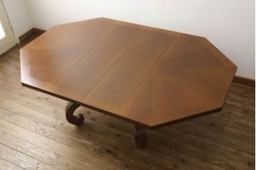 中古　DREXEL HERITAGE(ドレクセルヘリテイジ)　ESPERANTO(エスペラント)　エクステンションテーブル(センターテーブル、ダイニングテーブル、ドローリーフテーブル)(定価約61万円)(R-049538)